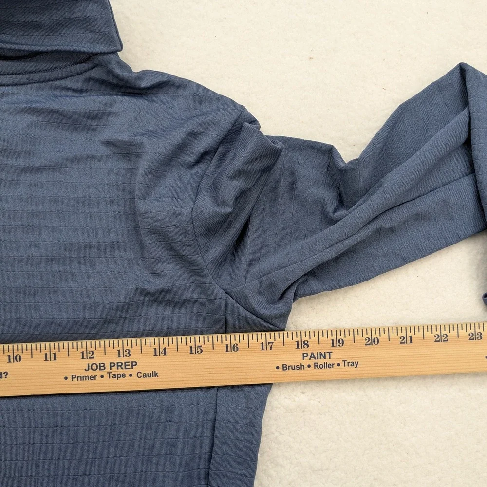Nike Pullover Womens XS‎ Therma-Fit Running Sweatshirt Mock Neck Thumbholes Gray